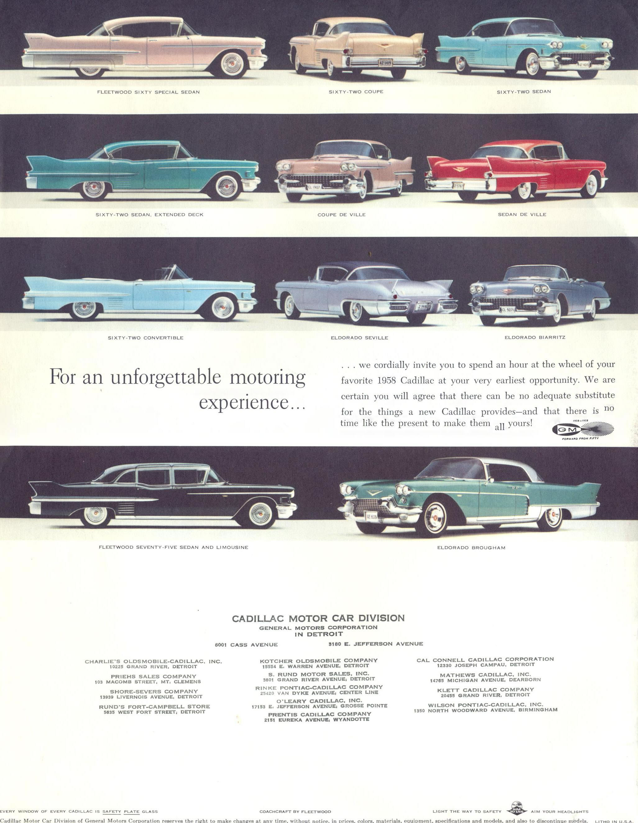 1958 Cadillac Brochure Page 3